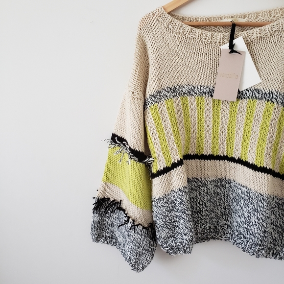 Anthropologie Veroalfie Artisan Weave Sweater - Picture 7 of 12